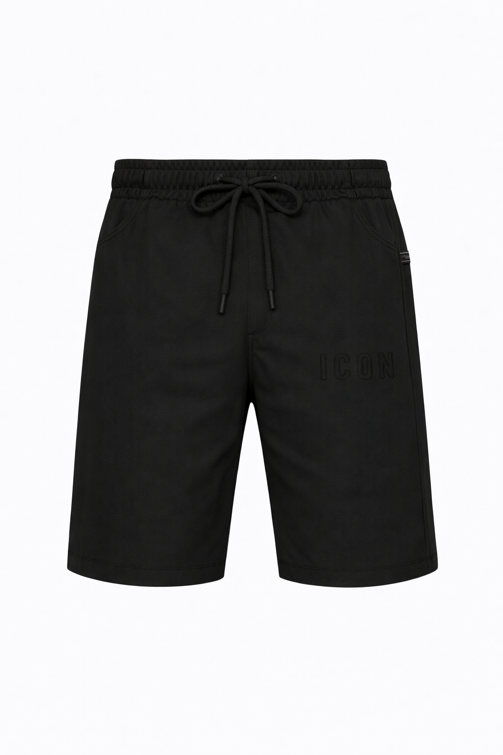 ICON - Bermuda con logo in rilievo uomo
