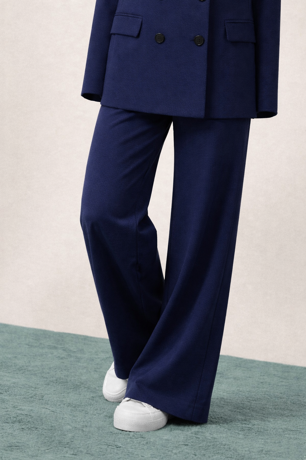 TEE TIME - Pantalone tailleur a palazzo donna