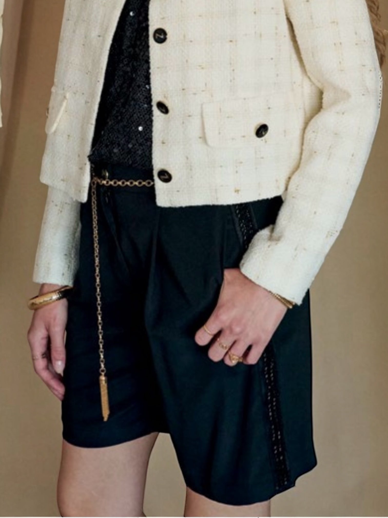 INFLUENCER - Short con paillettes donna