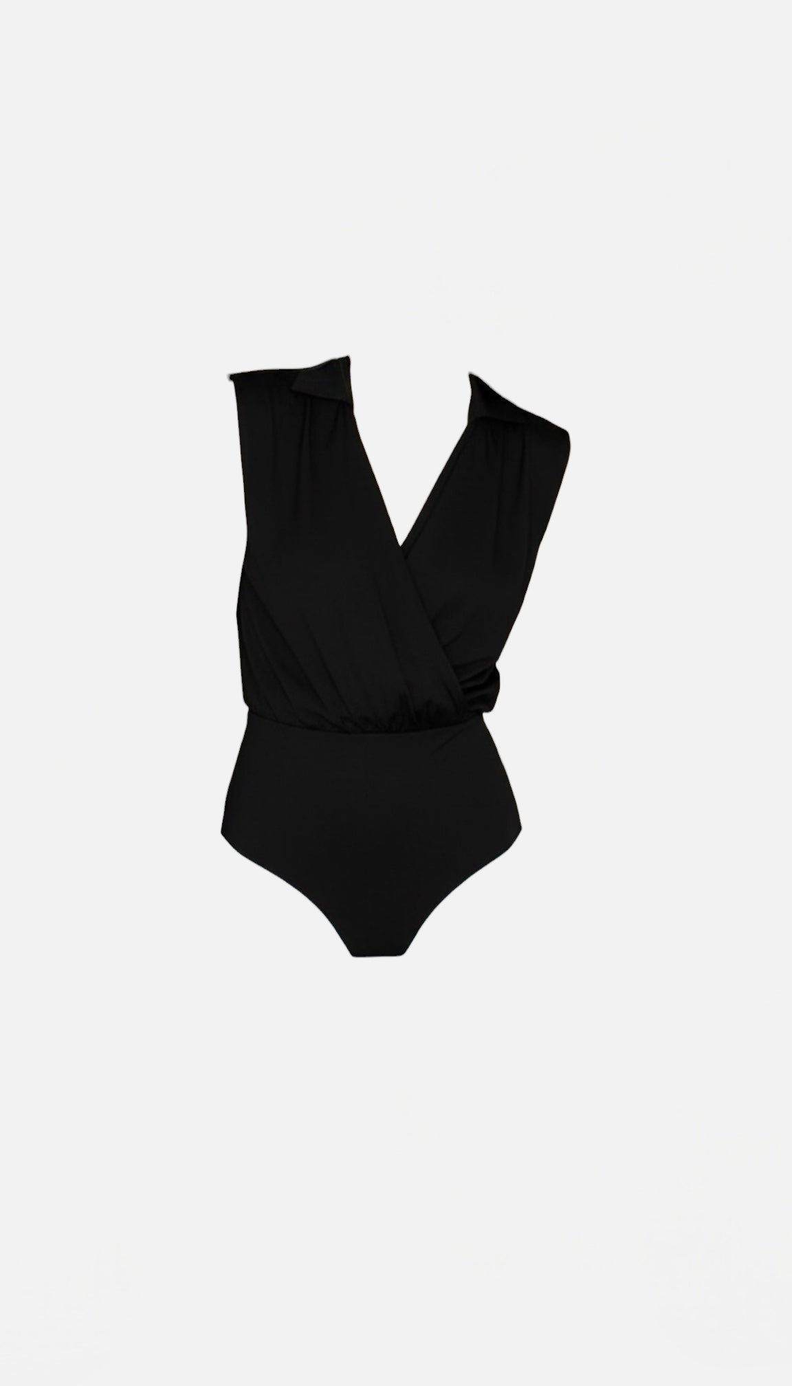 INFLUENCER - Body nero con paillettes donna