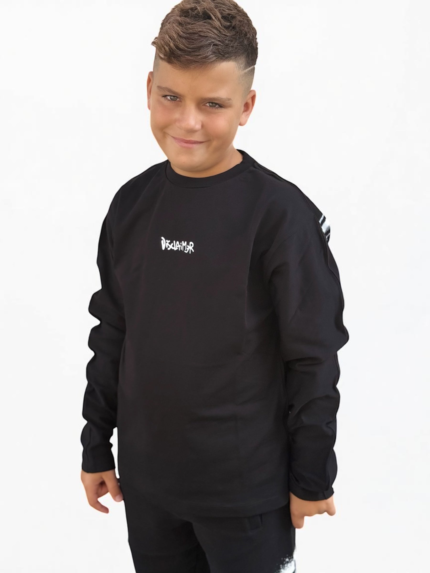 DISCLAIMER - T-shirt manica lunga bambino