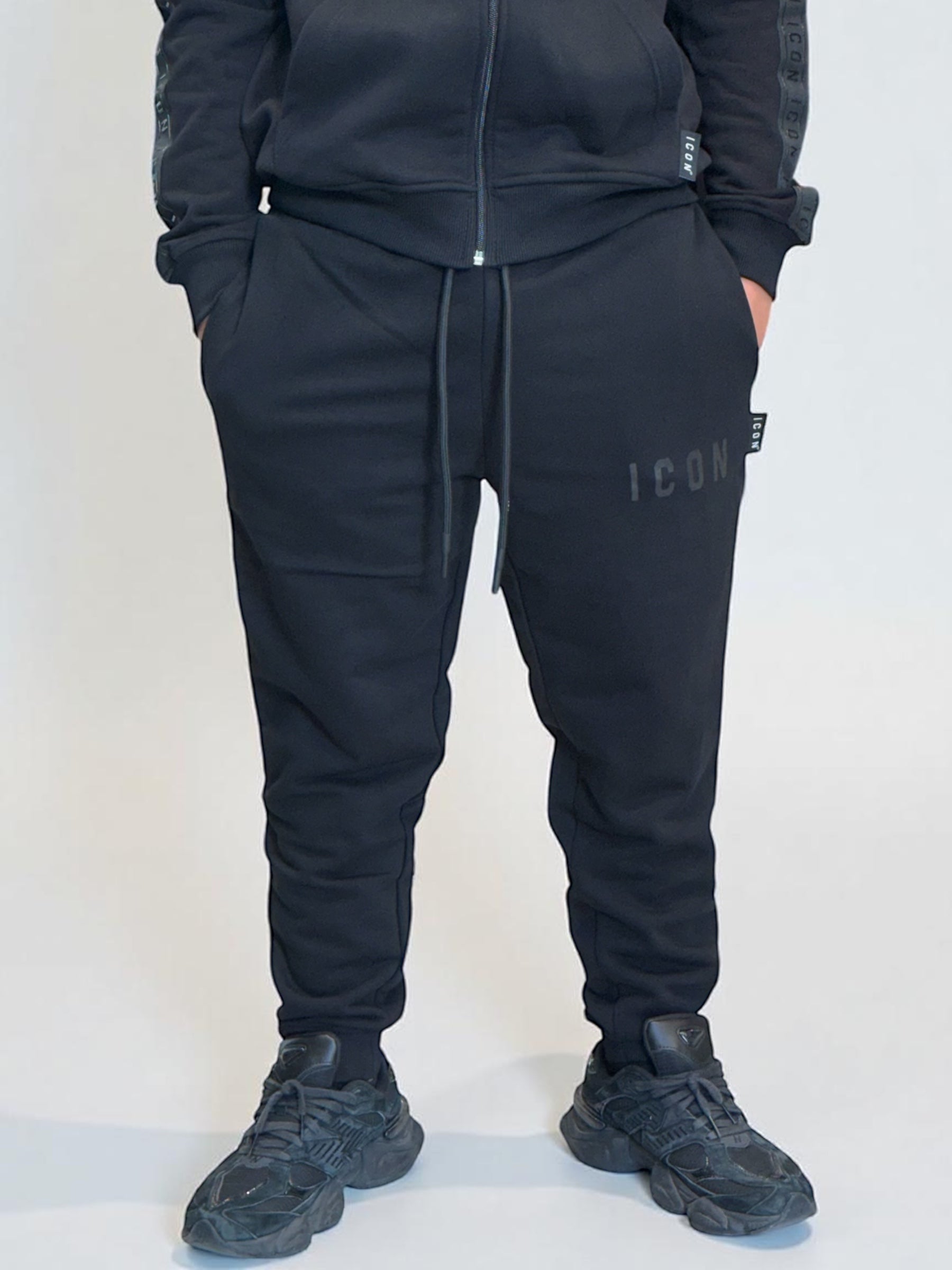 ICON - Pantalone con logo gommato laterale uomo