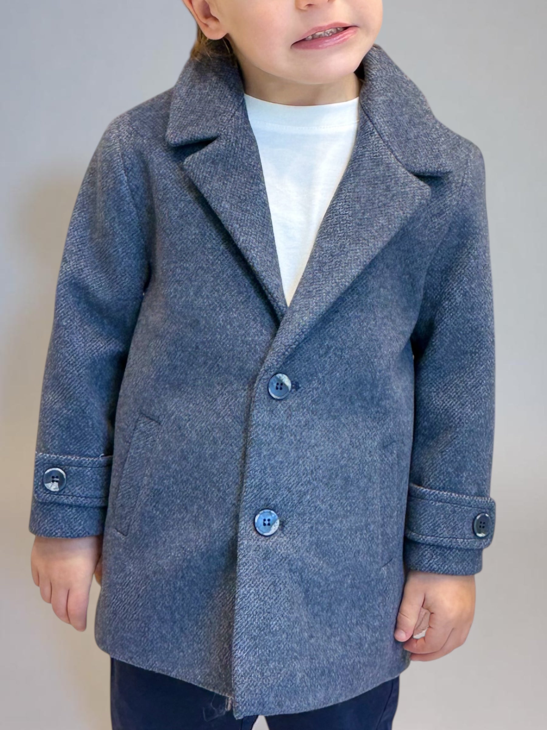 NEVER TOO - Cappotto monopetto bambino