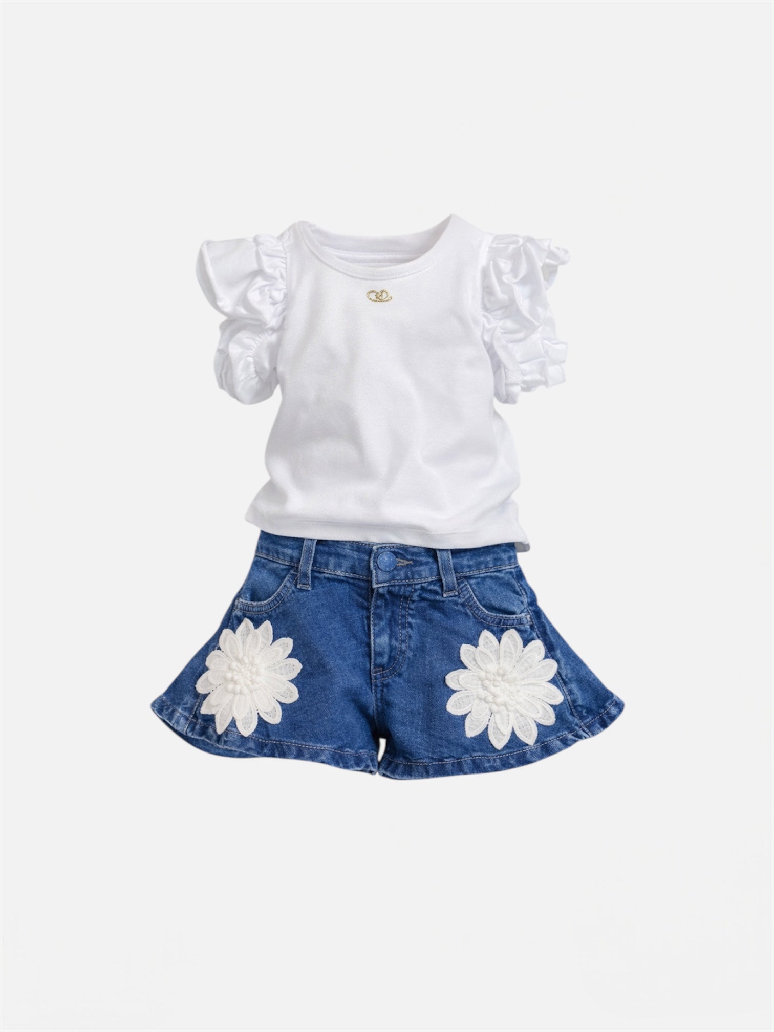 FUN FUN - T-shirt arricciata neonata - bambina