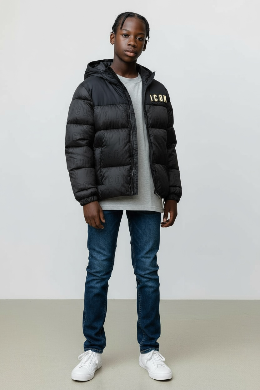 ICON - Giubbotto logato bambino
