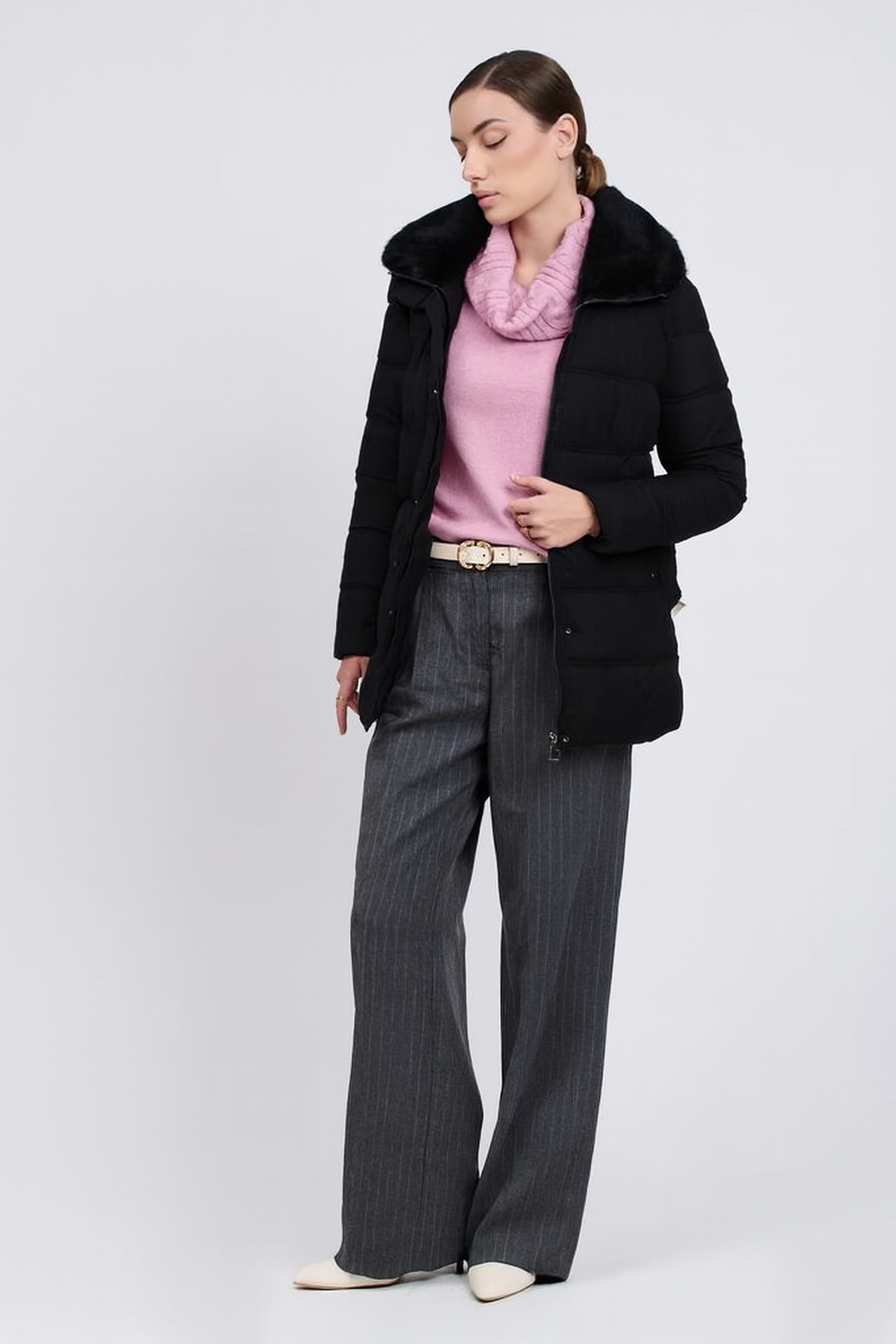 INFLUENCER - Giubbotto nero donna