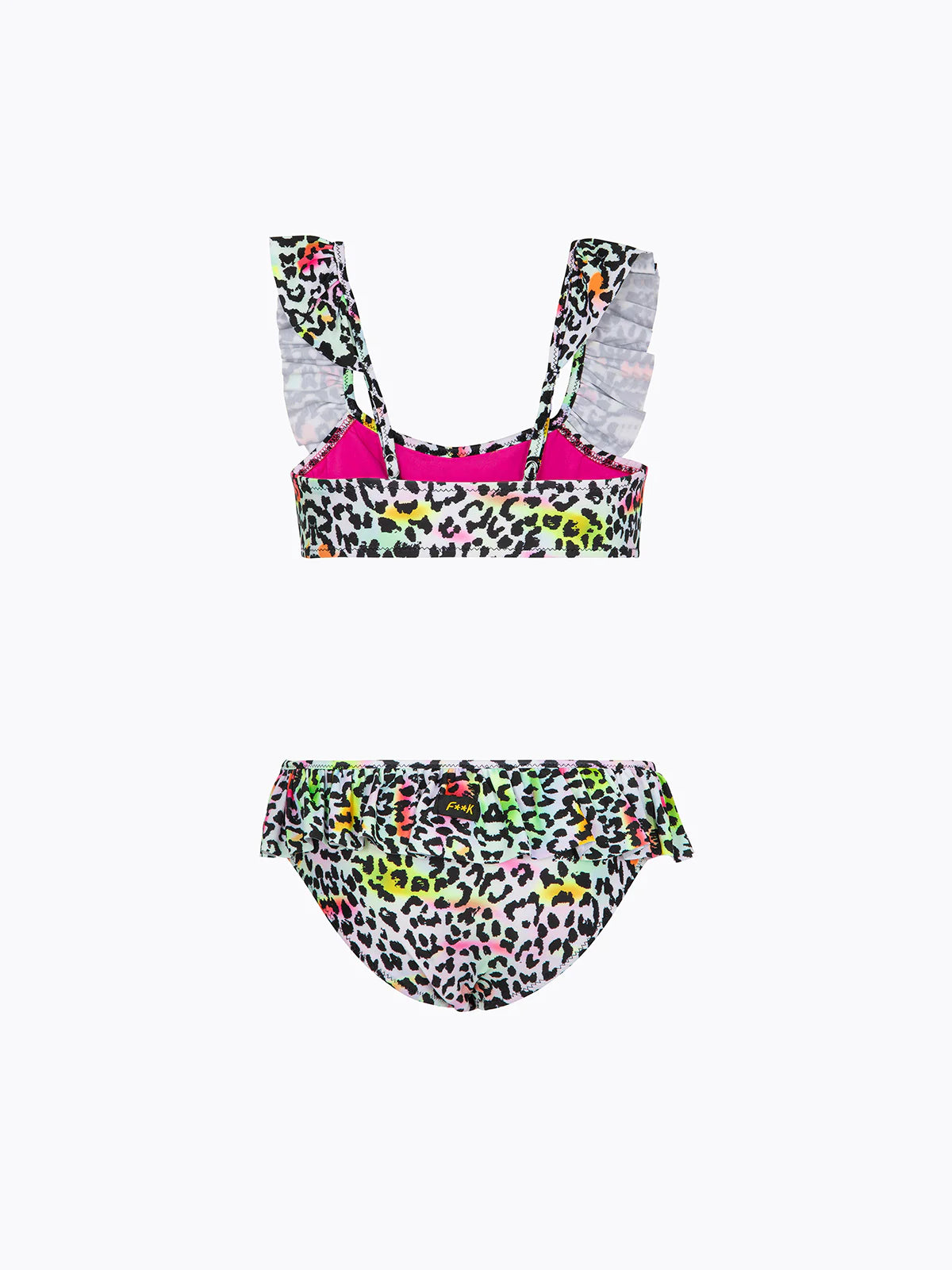 F**K - Bikini top con slip fisso bambina