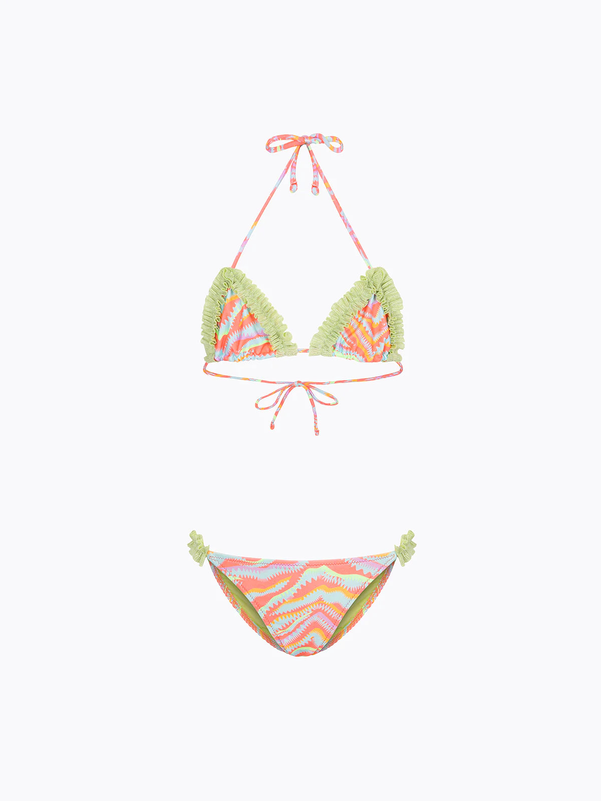 F**K - Bikini triangolo con slip fisso bambina