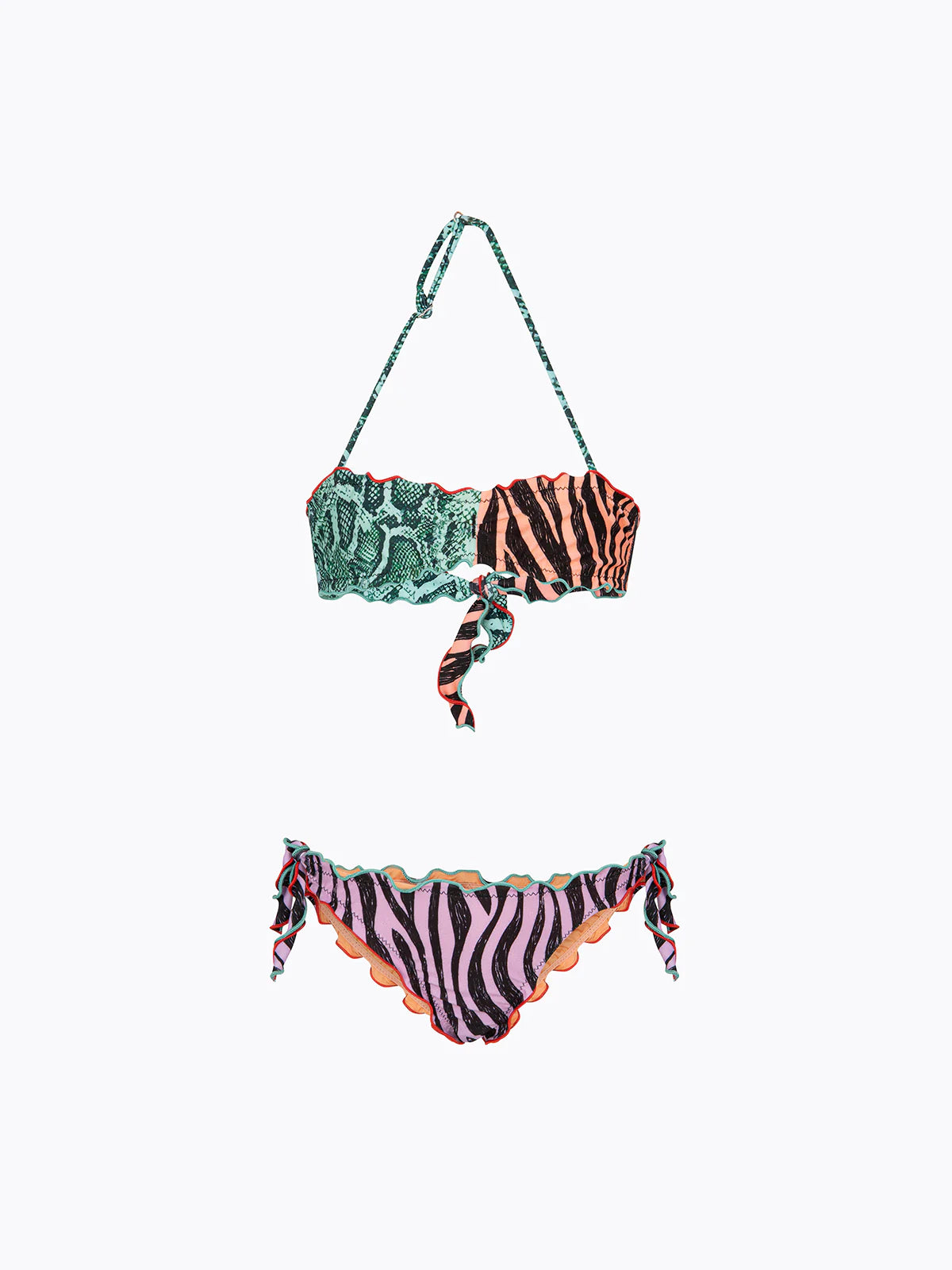 F**K - Bikini fascia con slip regolabile bambina
