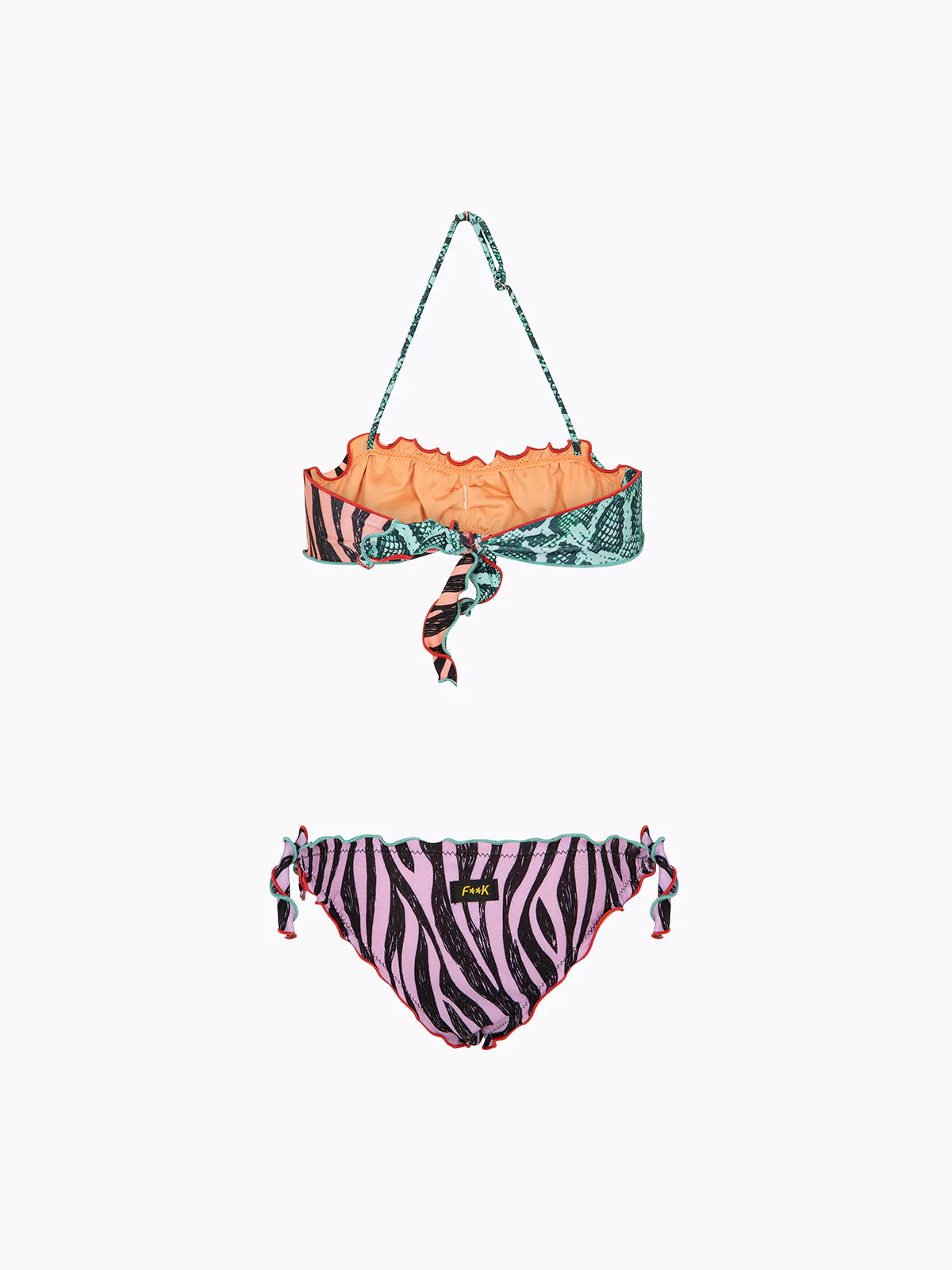 F**K - Bikini fascia con slip regolabile bambina