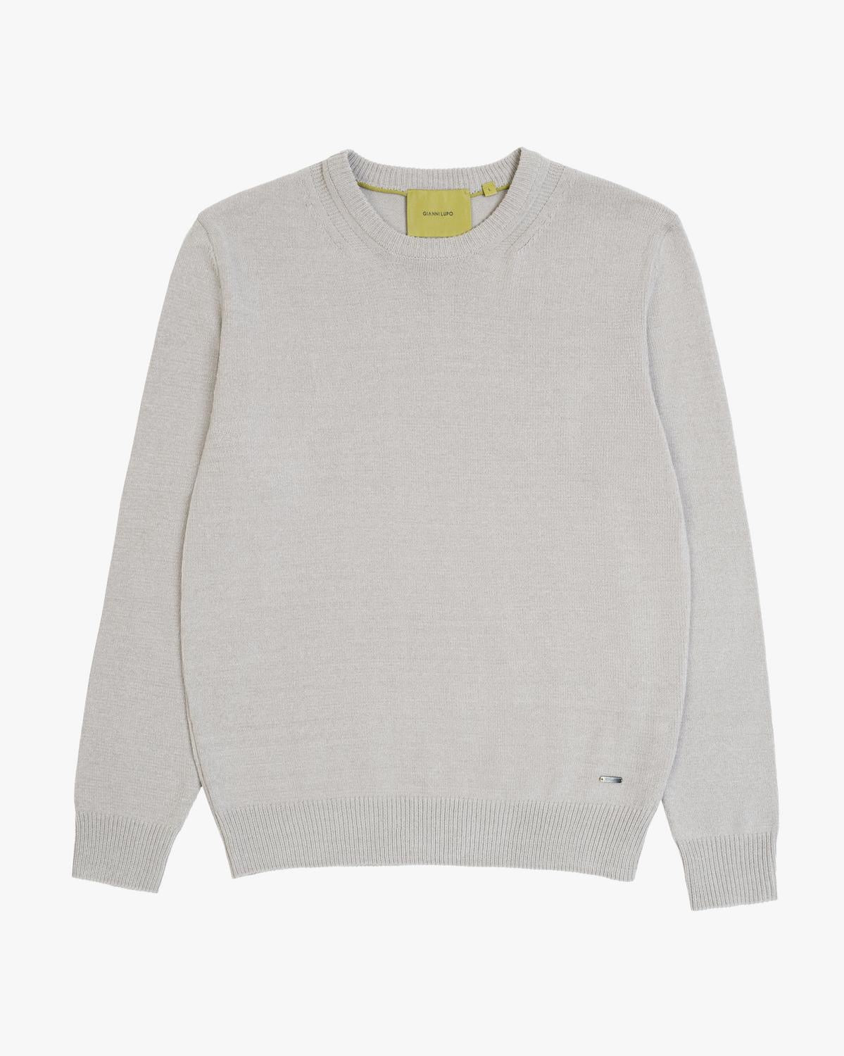 GIANNI LUPO - Maglioncino girocollo in ciniglia uomo