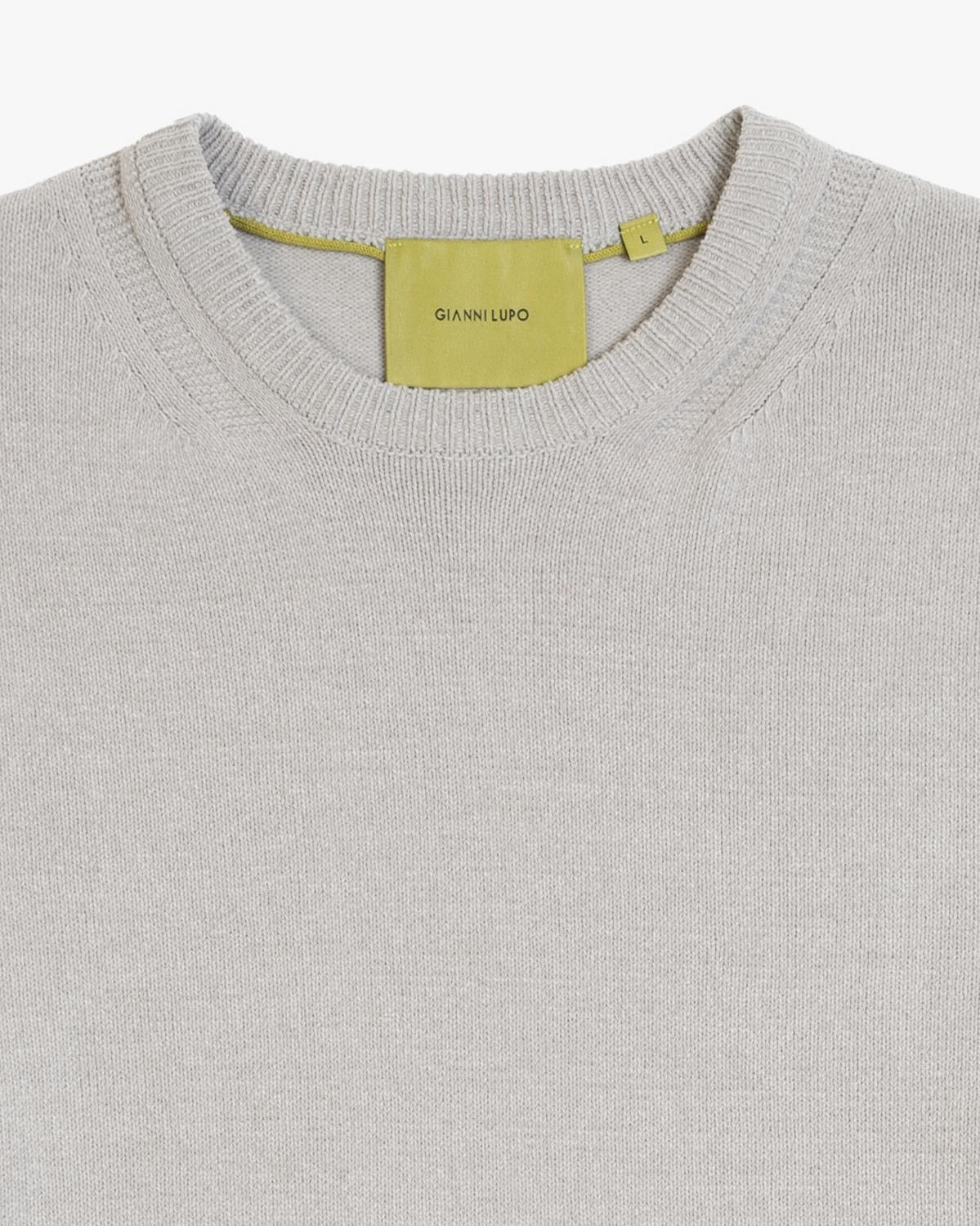 GIANNI LUPO - Maglioncino girocollo in ciniglia uomo