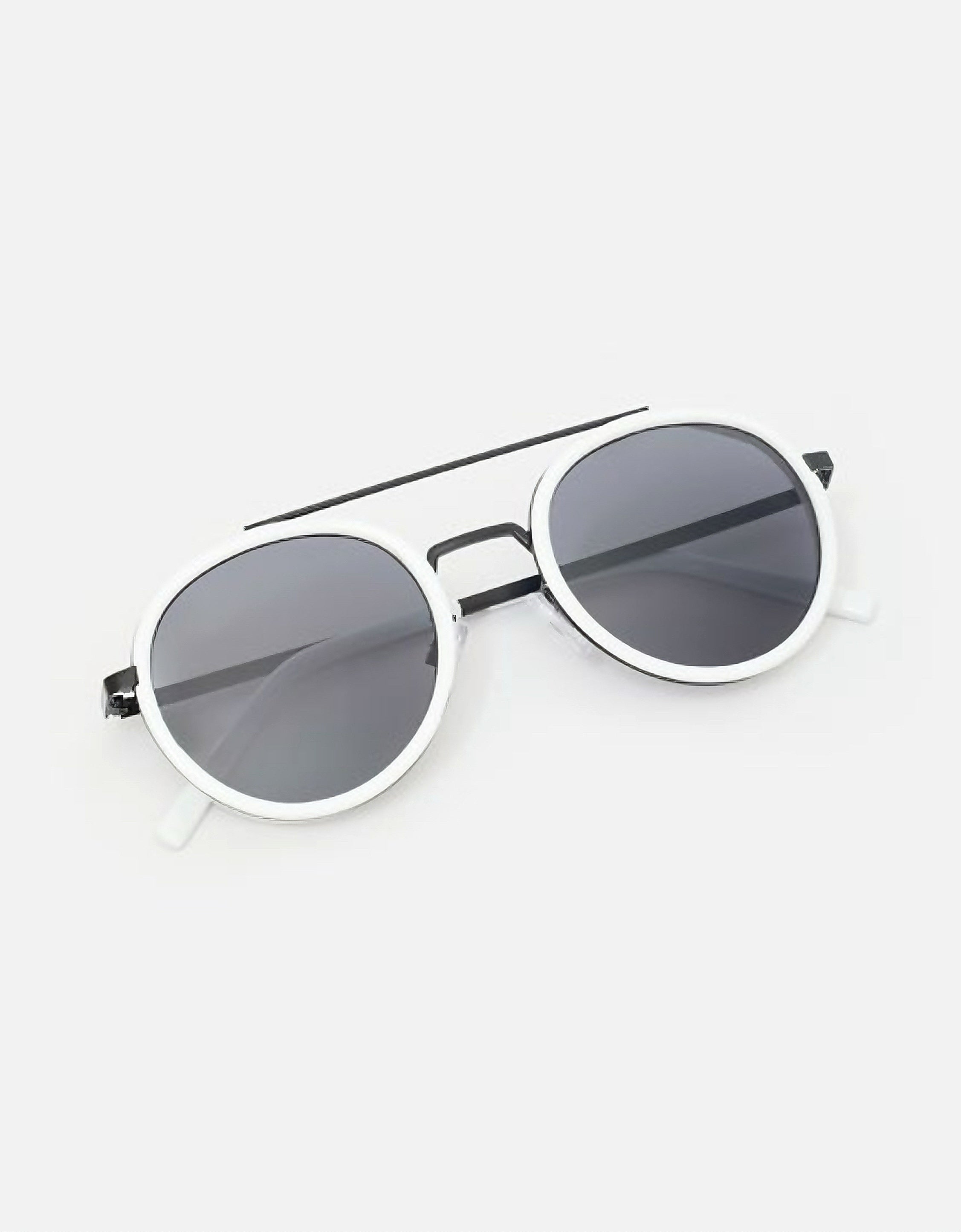 NALI - Occhiali ROUND RESINA bianco/nero donna