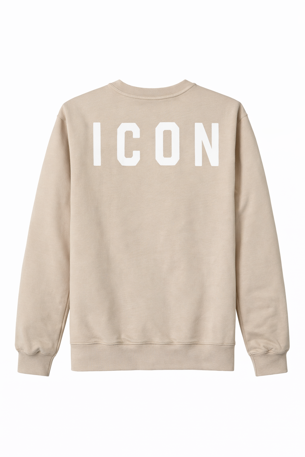 ICON - Felpa girocollo doppio logo uomo