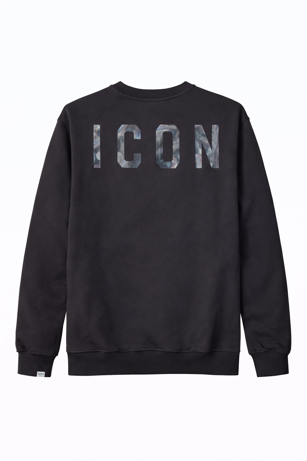 ICON - Felpa girocollo doppio logo uomo