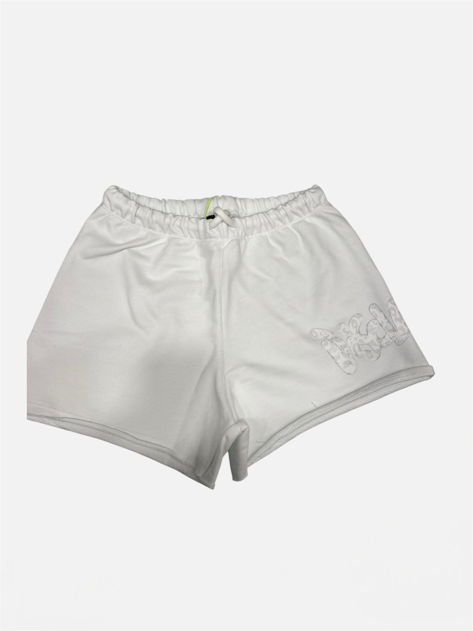 DISCLAIMER - Short con logo lurex donna