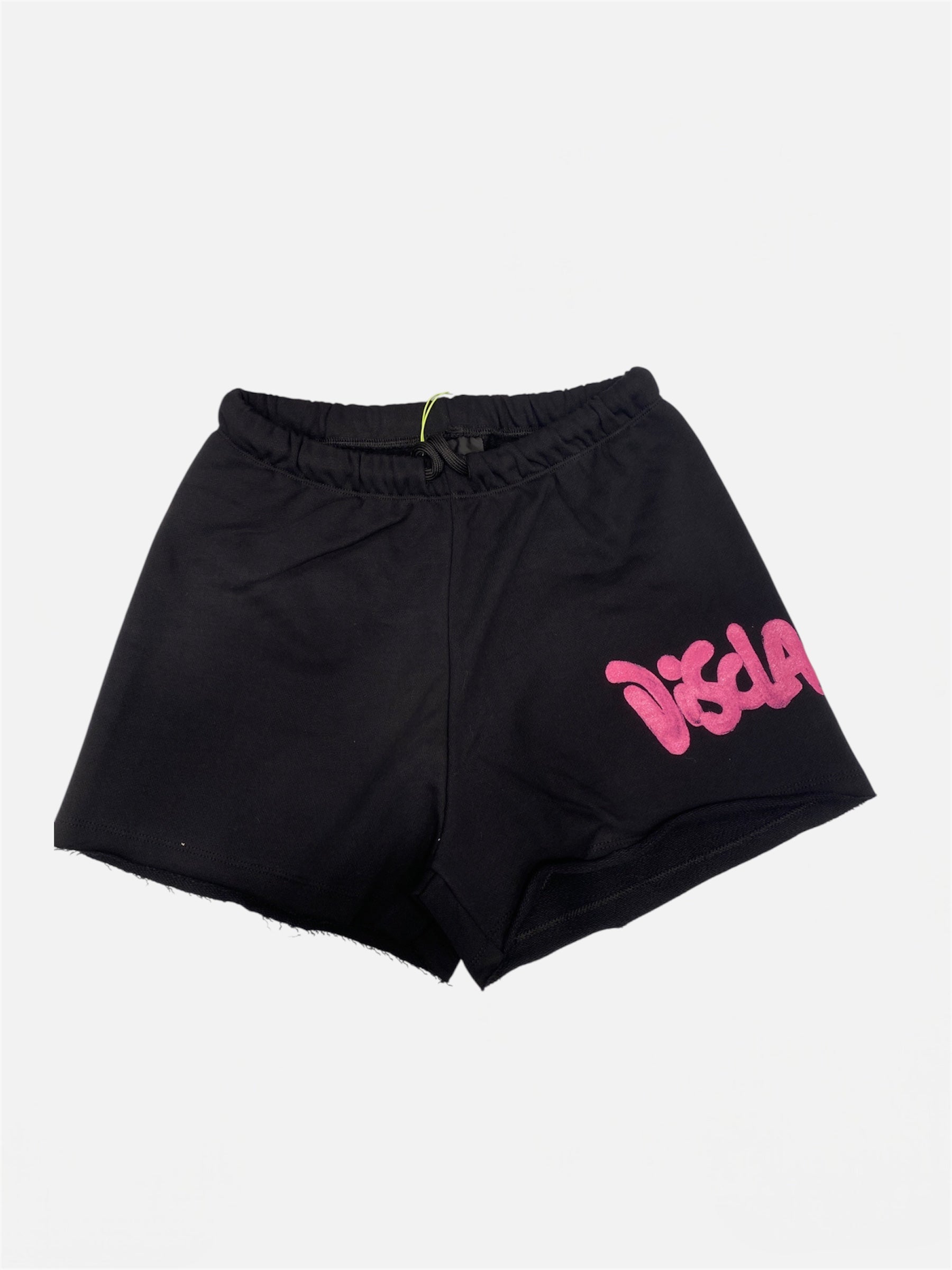 DISCLAIMER - Short con logo lurex donna