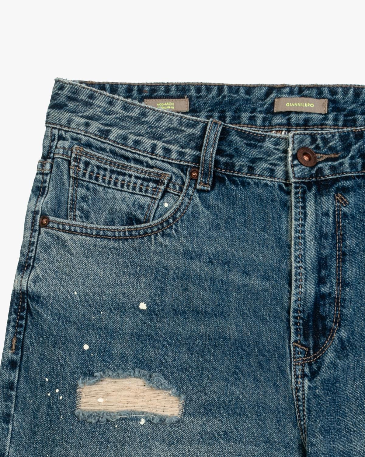 GIANNI LUPO - Bermuda in denim