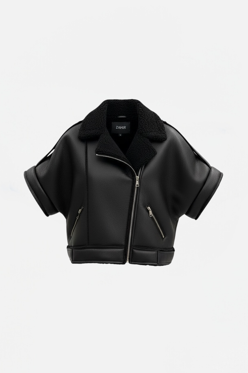 ZAHJR - Giubbotto montone a 3/4 donna