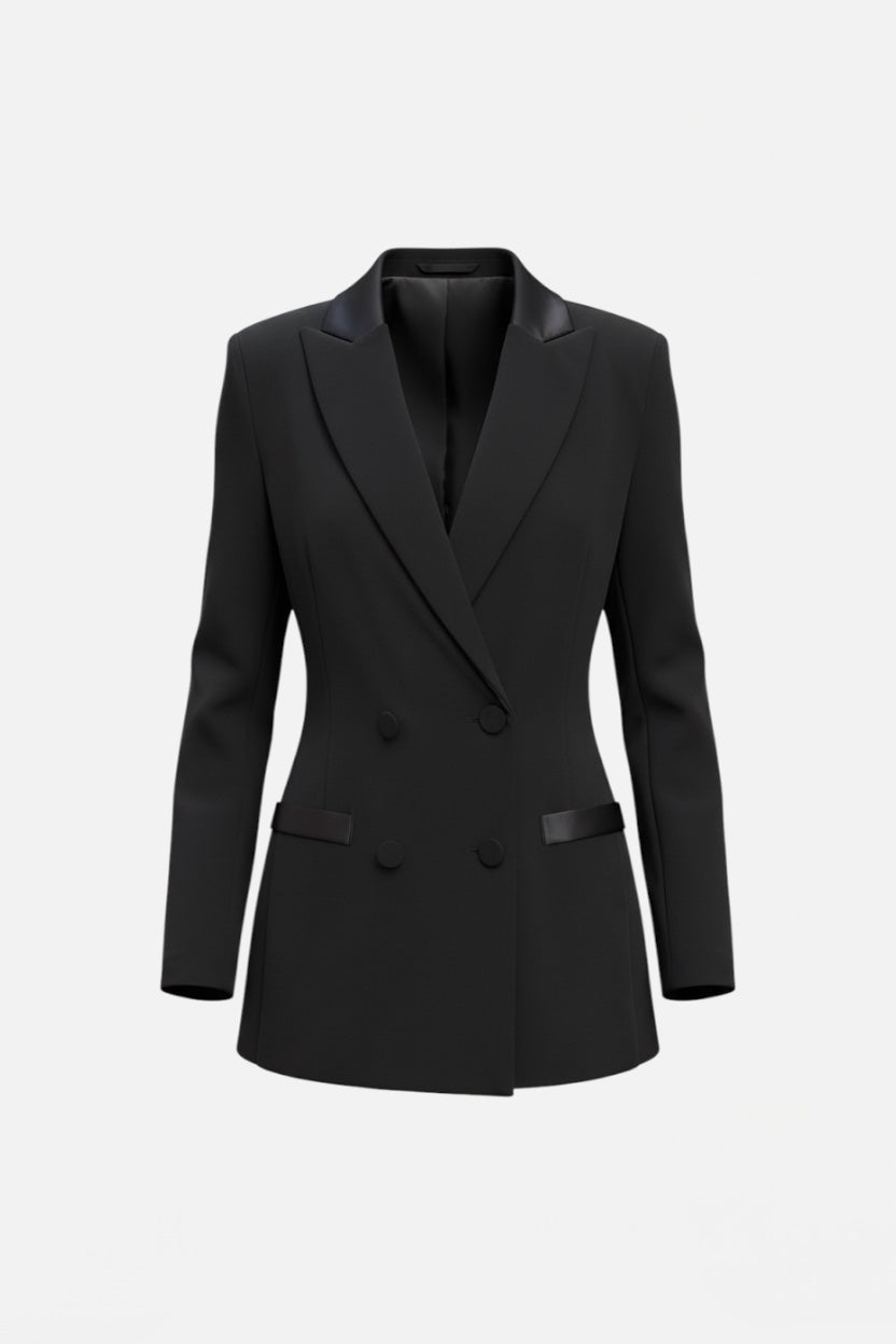 ZAHJR - Giacca tailleur doppiopetto donna