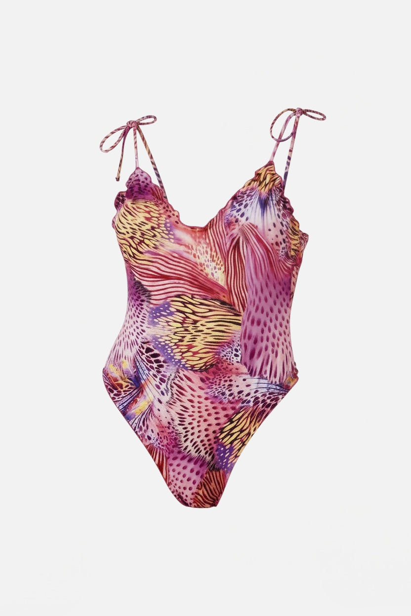 4GIVENESS - Monokini PINK BUTTERFLY donna