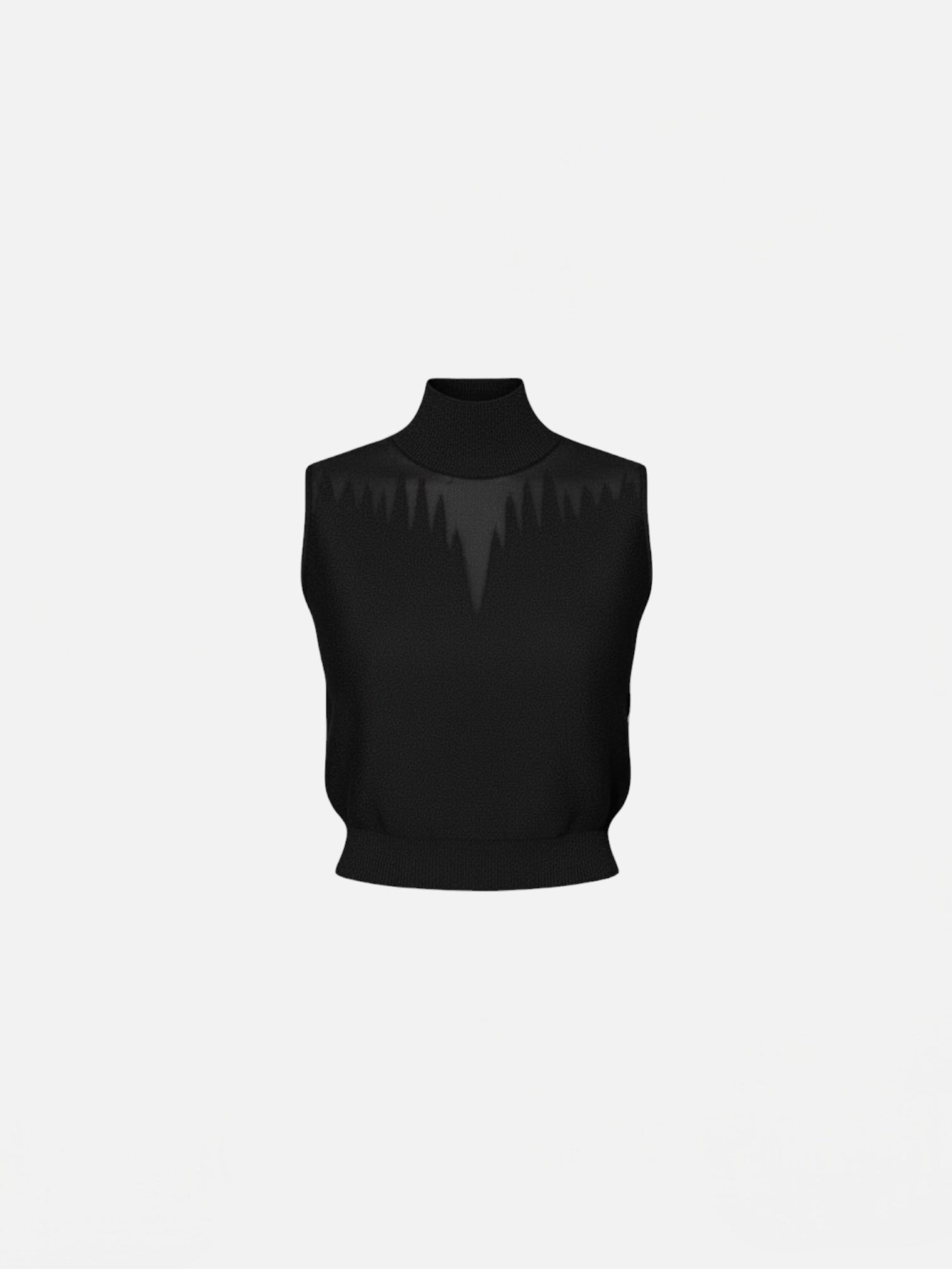 TRASH AND LUXURY - Top collo alto in lurex donna