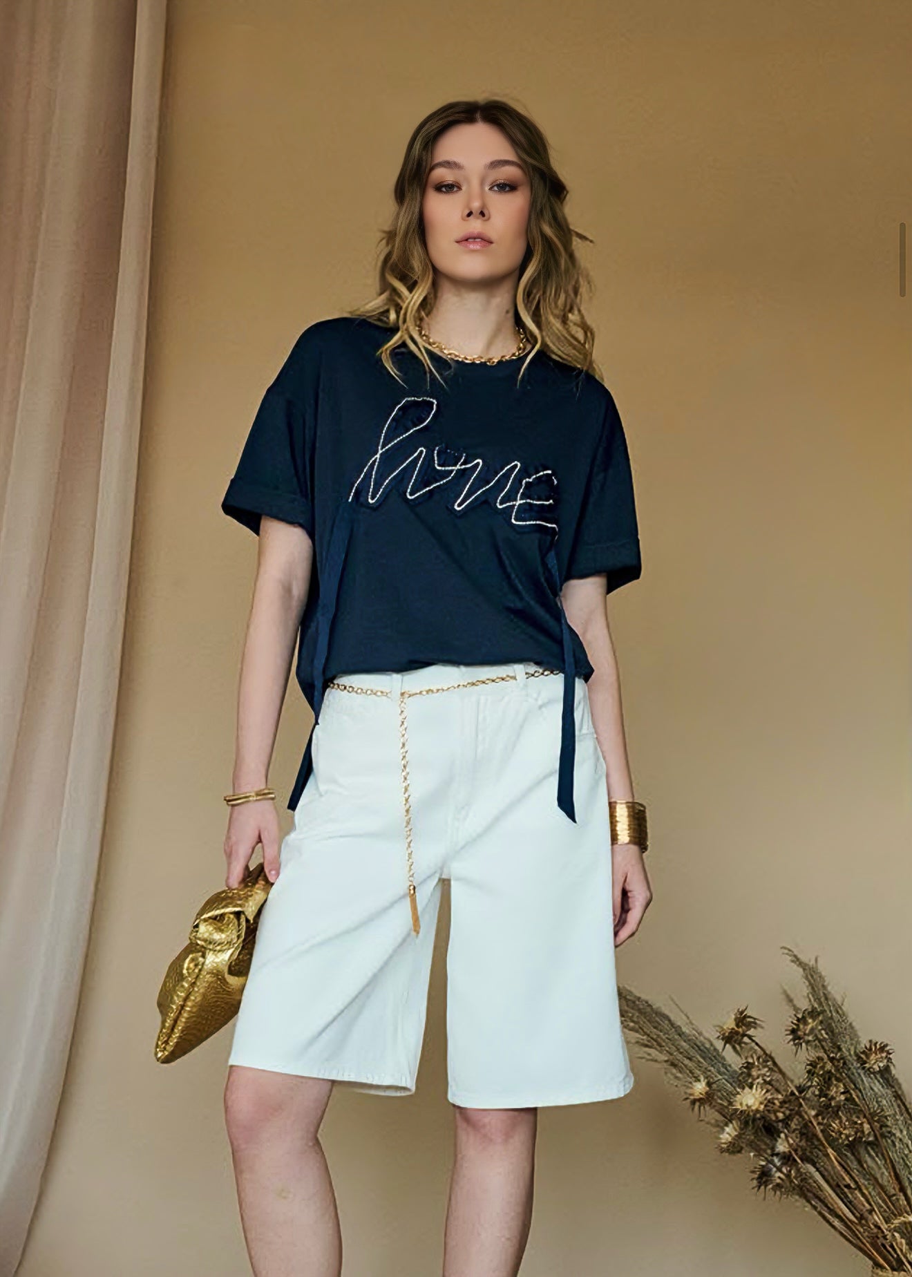 INFLUENCER - Bermuda in denim donna
