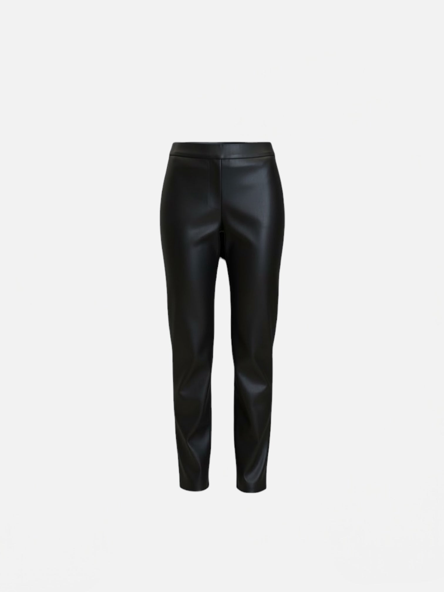 JE-NE - Pantalone a sigaretta in ecopelle donna