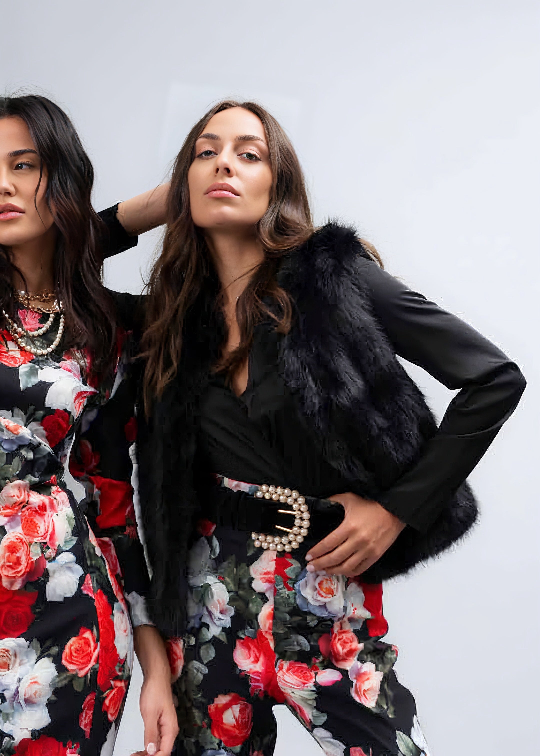 KORALLINE - Gilet in eco pelliccia donna