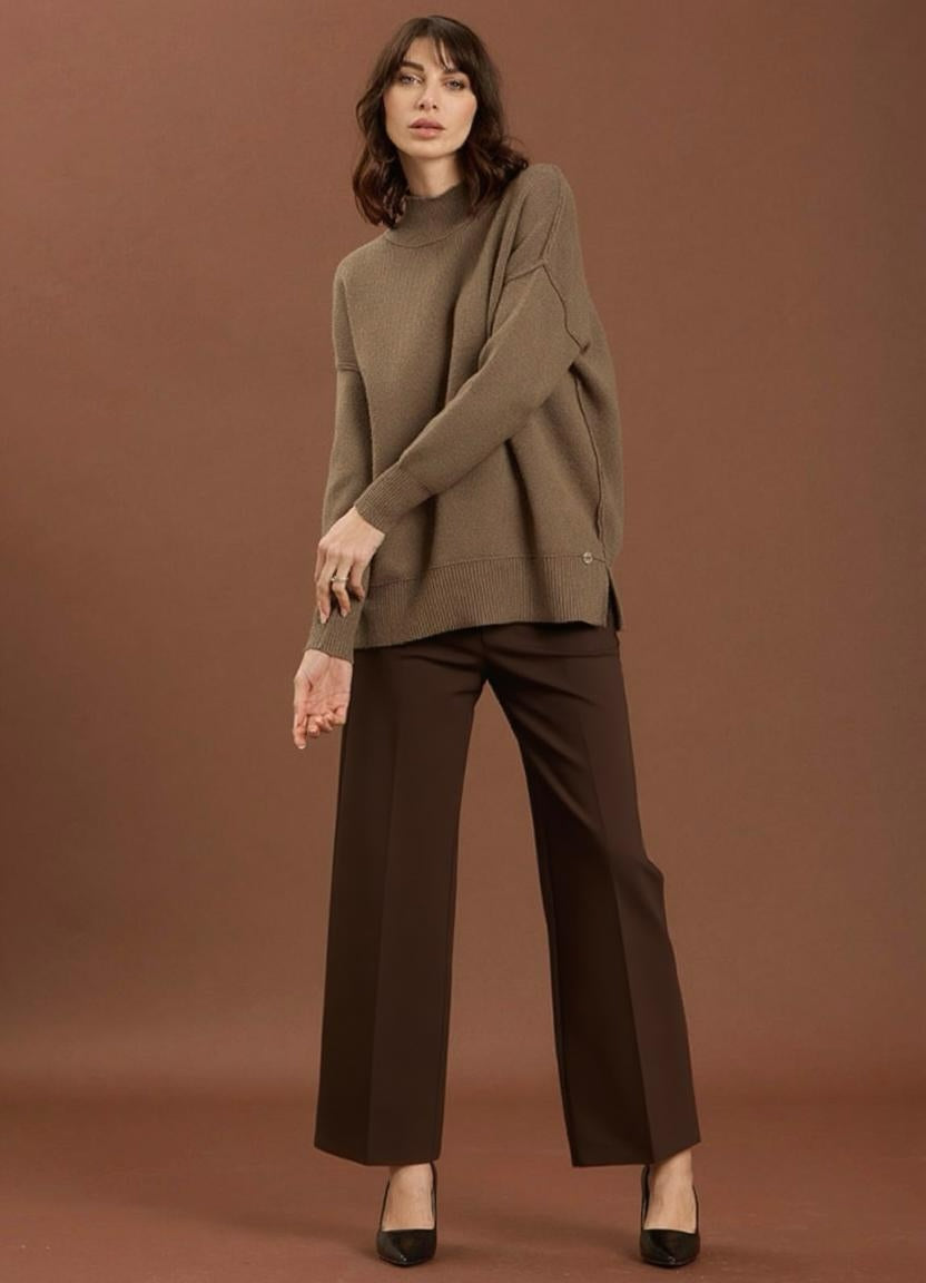 TAKE TWO - Pantalone a palazzo in punto milano donna