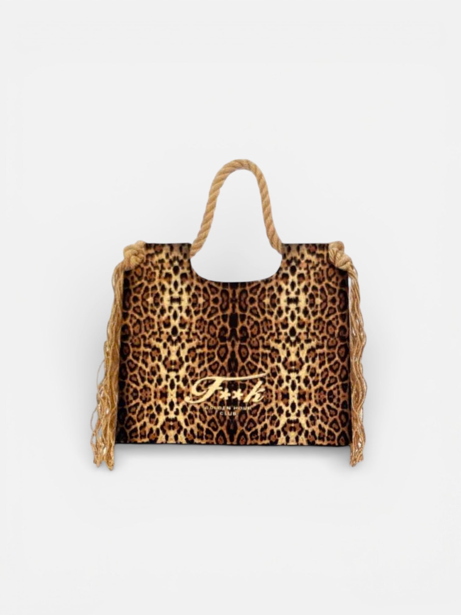 F**K - Borsa con frange LEO donna