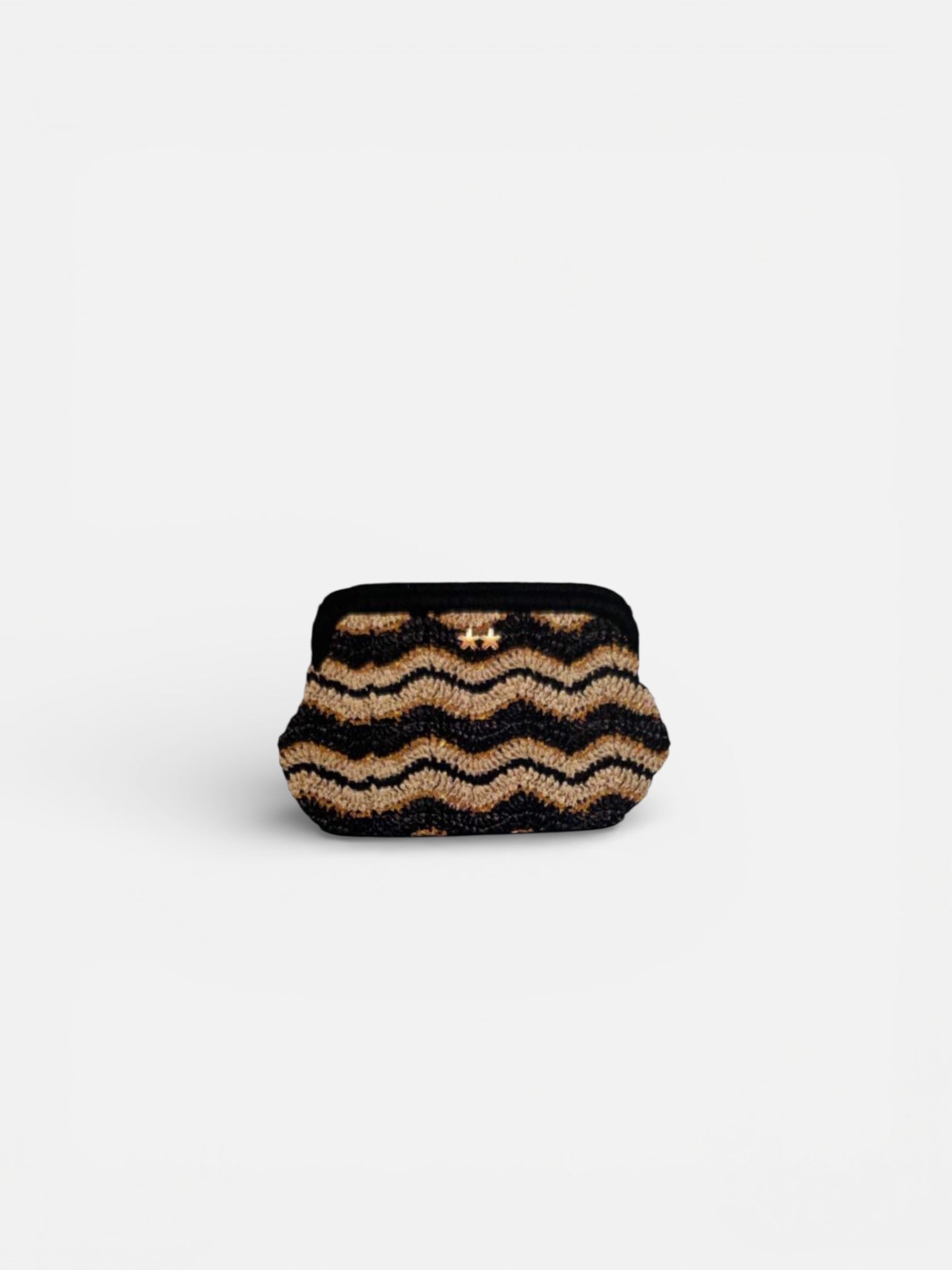 F**K - Clucth in raffia donna
