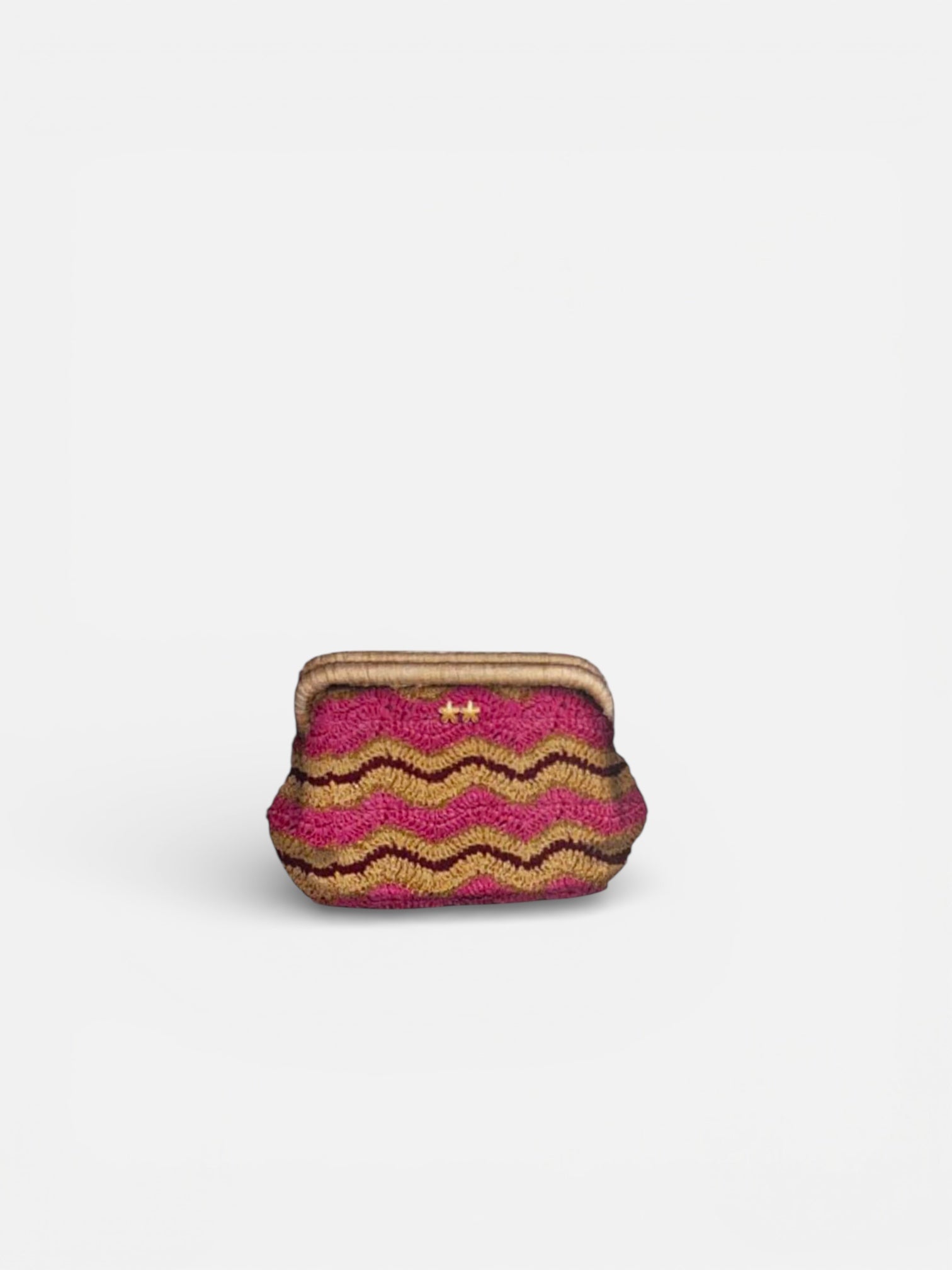 F**K - Clucth in raffia ZIG donna