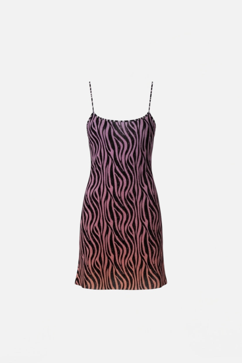 F**K - Vestito corto ZEBRA donna