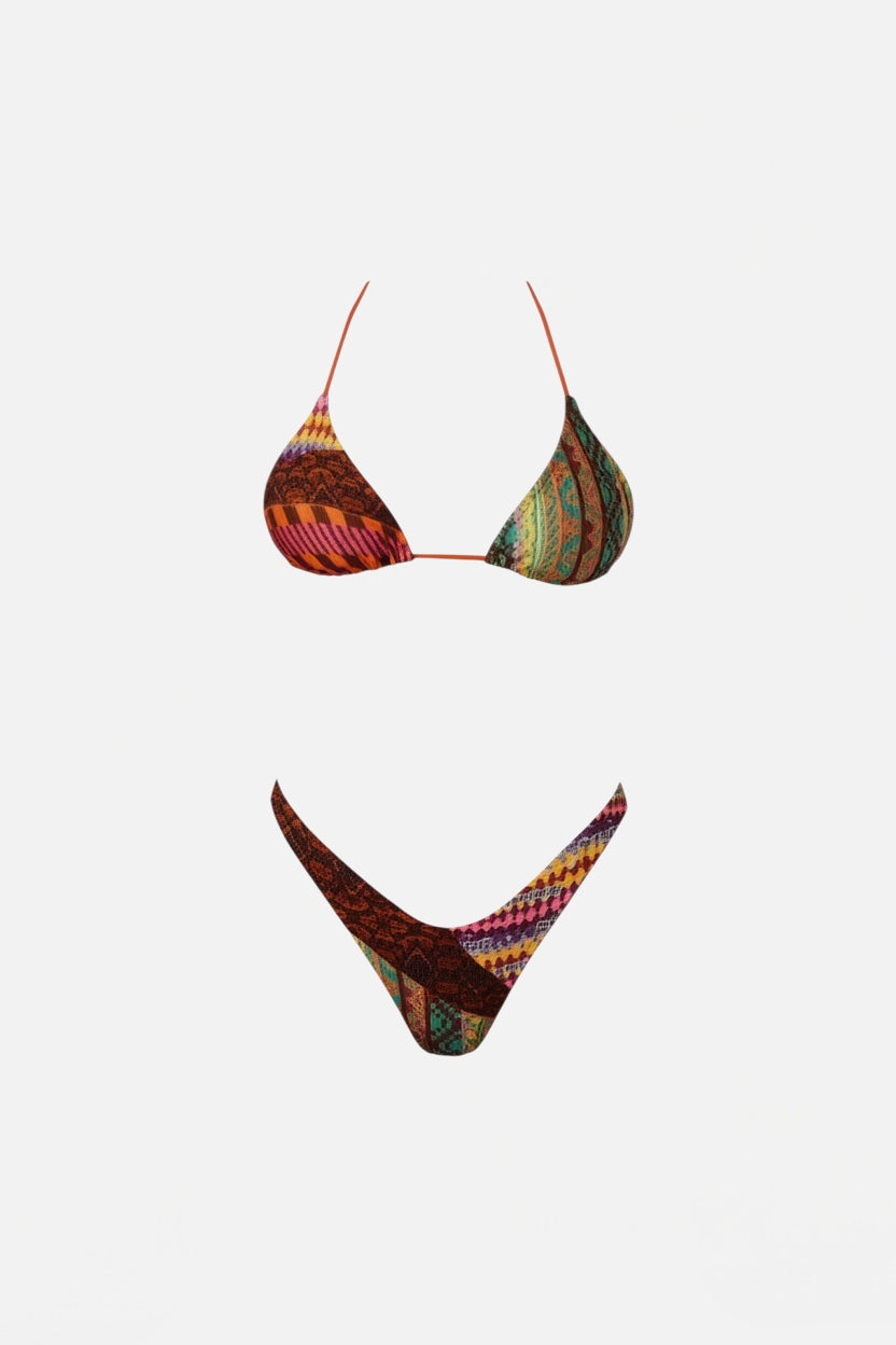 F**K - Bikini triangolo con slip fisso donna
