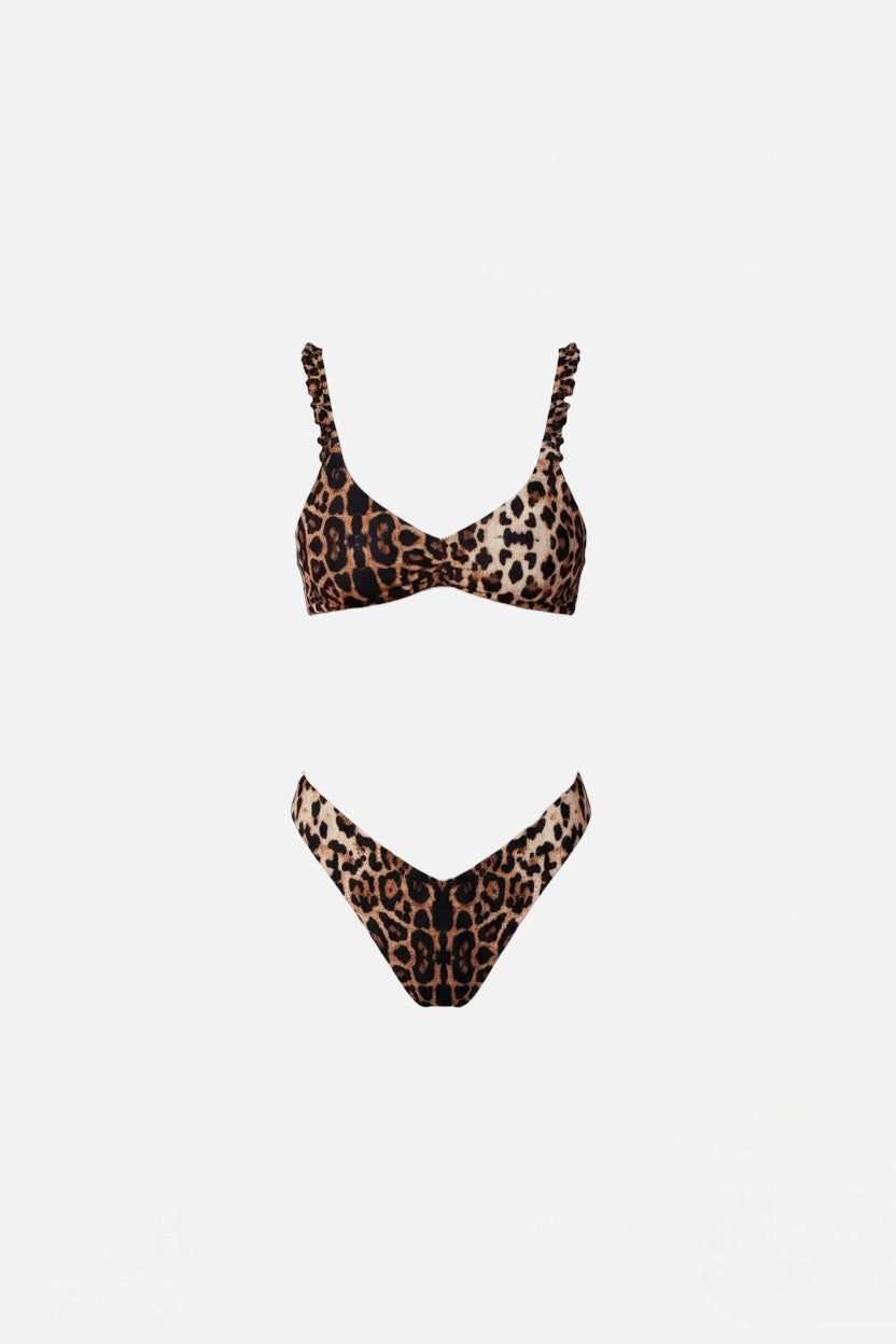 F**K - Bikini top con slip fisso LEO donna