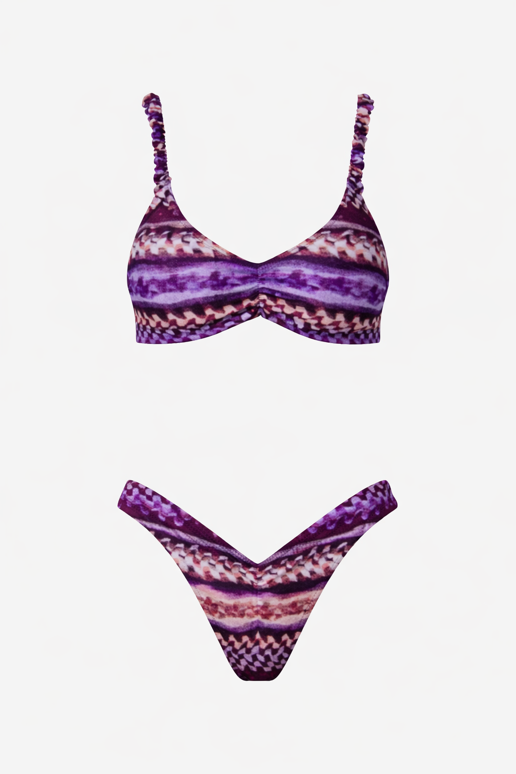 F**K - Bikini top con slip fisso VIOLET donna