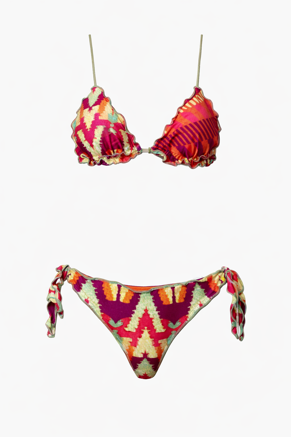 F**K - Bikini triangolo TRIBE con slip regolabile donna