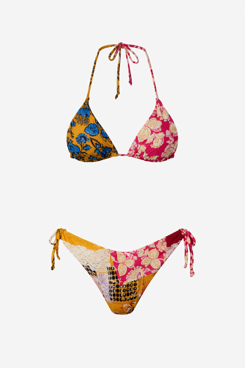 F**K - Bikini triangolo BOHO con slip fisso donna