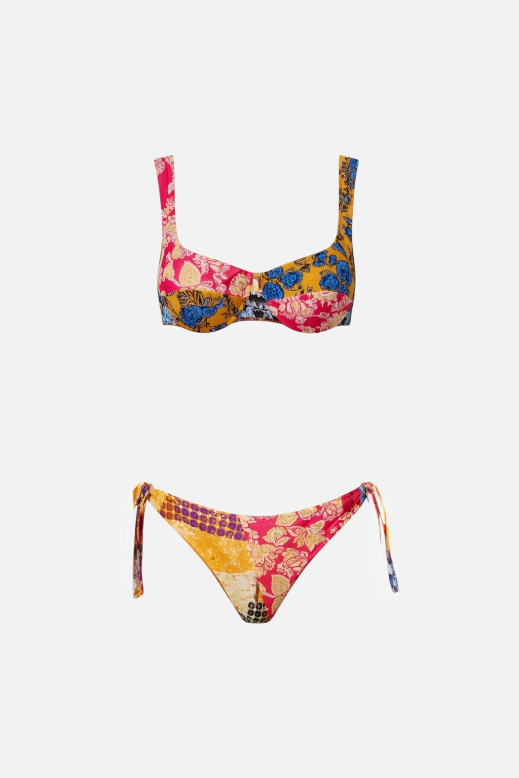 F**K - Bikini reggiseno BOHO con slip regolabile donna