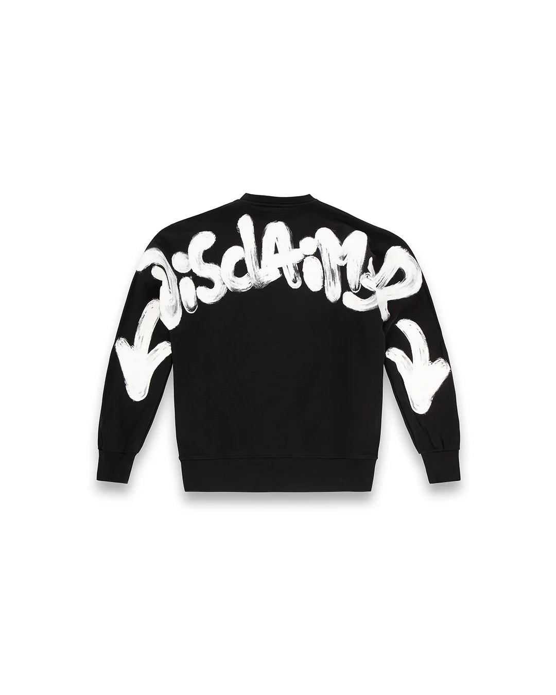 DISCLAIMER - Felpa girocollo con logo sul retro uomo