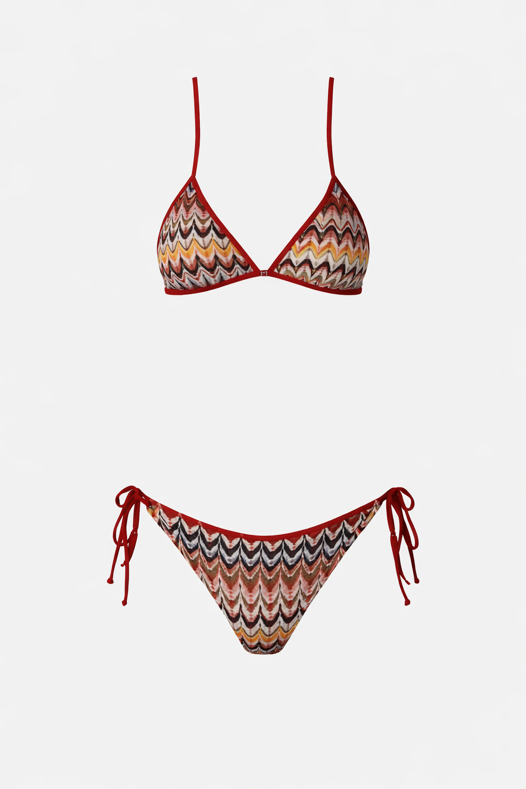 F**K - Bikini top con slip regolabile ZIG donna