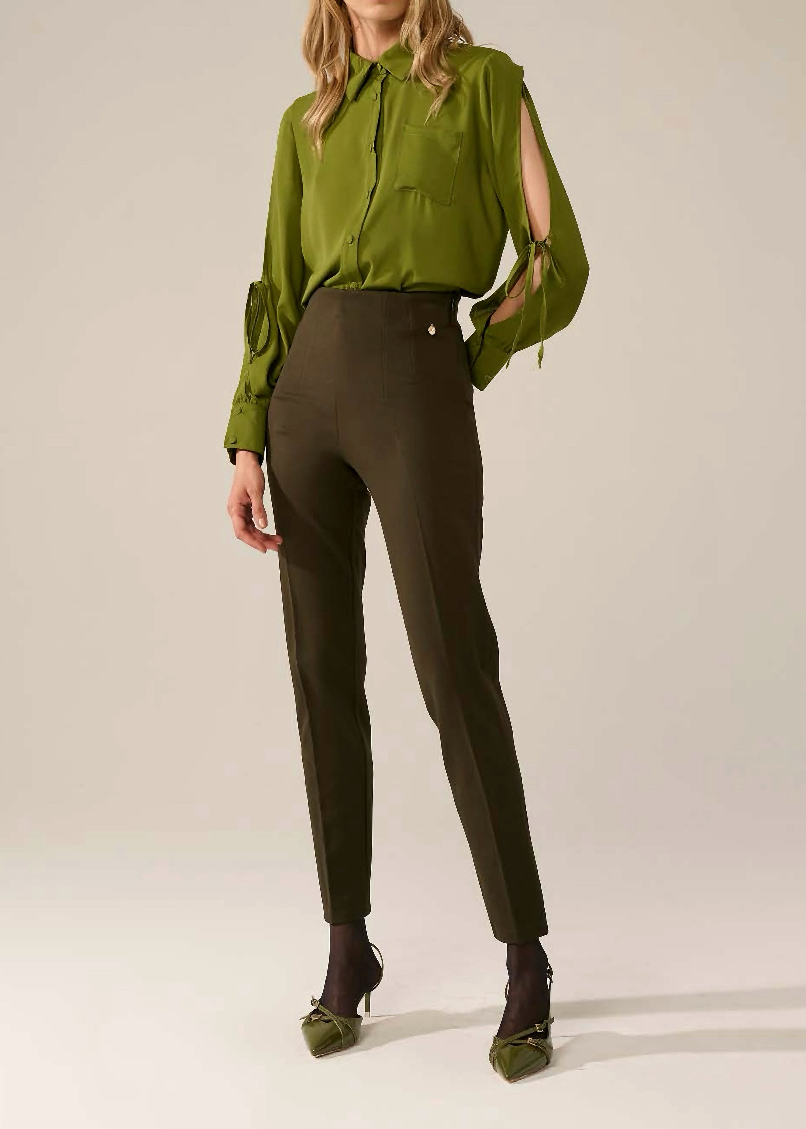 JE-NE - Pantalone a sigaretta donna