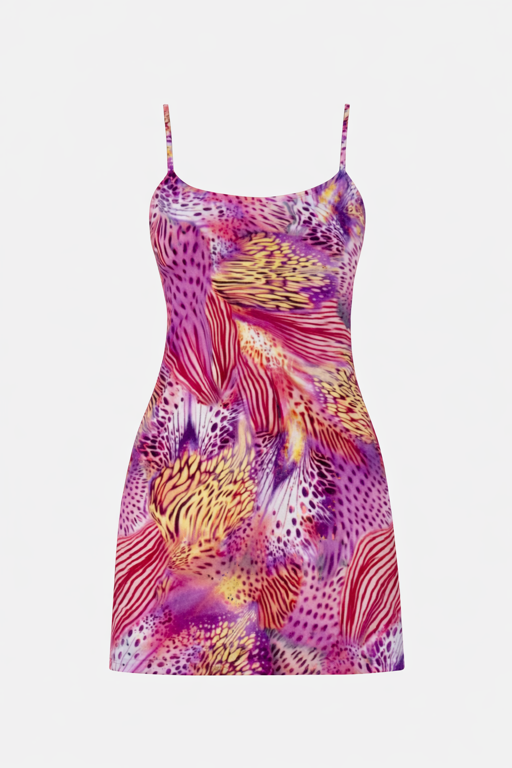 4GIVENESS - Vestito corto PINK BUTTERFLY donna