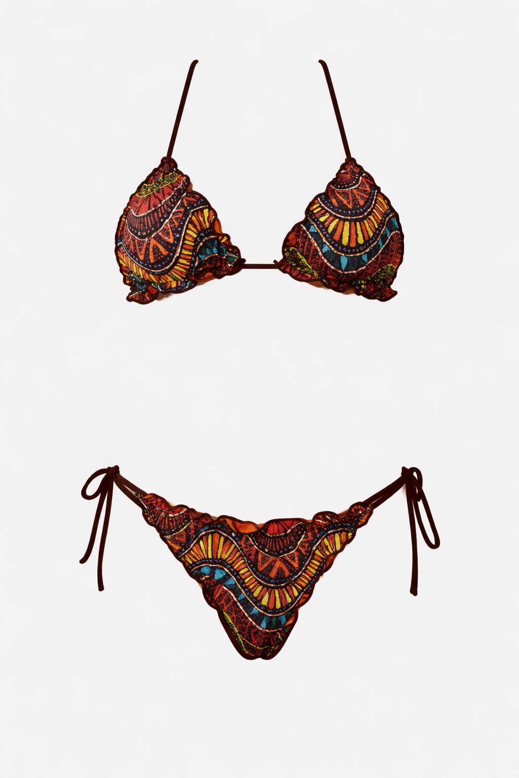 4GIVENESS - Bikini triangolo con slip regolabile KENYA donna