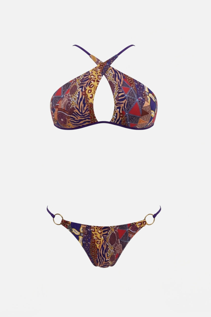 4GIVENESS - Bikini top con slip regolabile CONGO donna