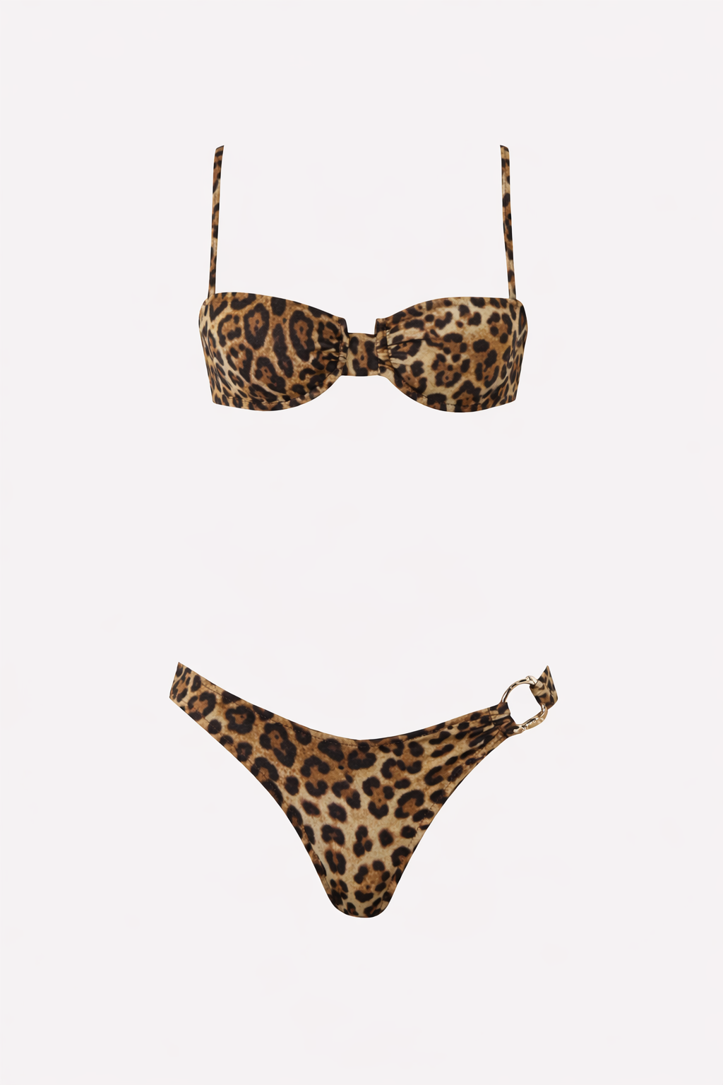 4GIVENESS - Bikini reggiseno con slip fisso LEOPARD RESORT donna