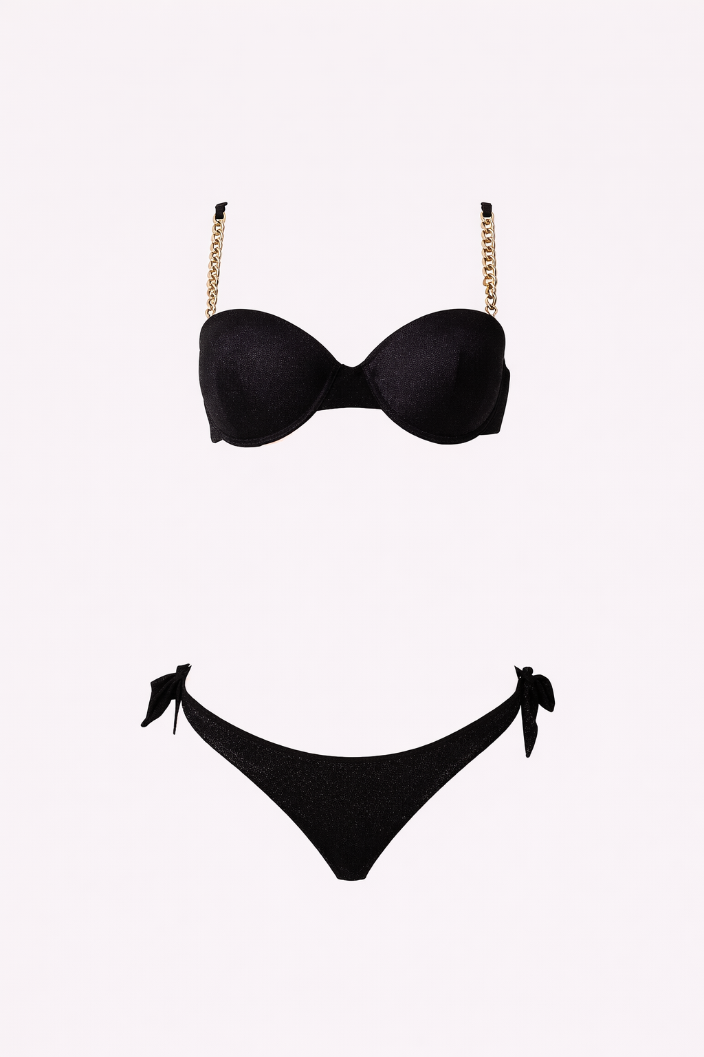 4GIVENESS - Bikini reggiseno con slip regolabile LUREX donna