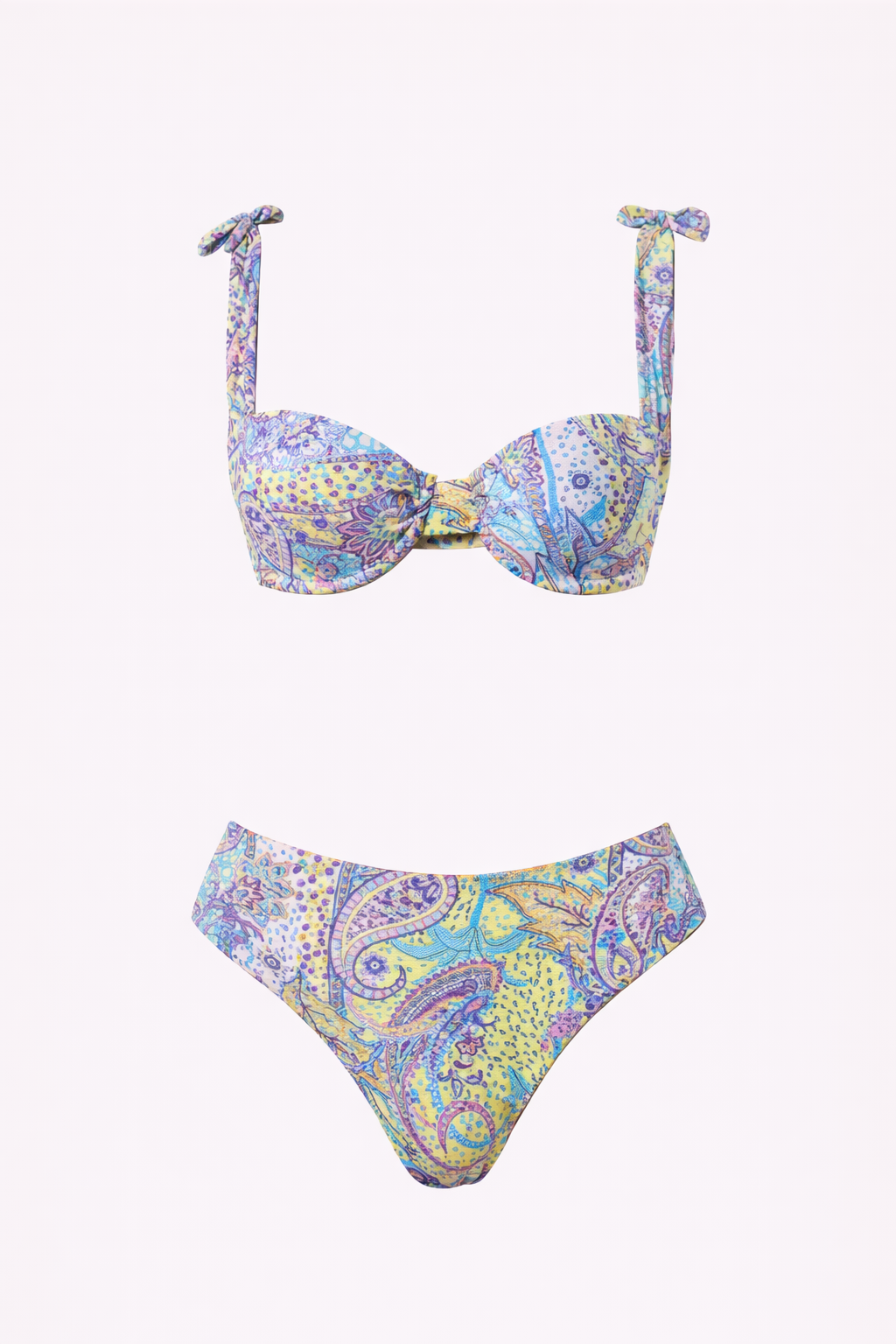 4GIVENESS - Bikini reggiseno con slip alto fisso CACHEMIRE PASTEL donna