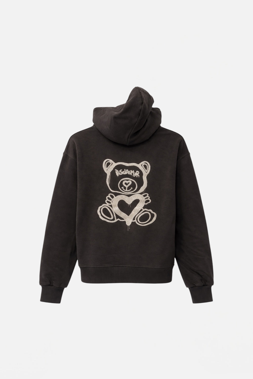 DISCLAIMER - Felpa con cappuccio con stampa sul retro donna